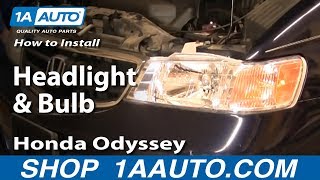How to Replace Headlight 99-04 Honda Odyssey