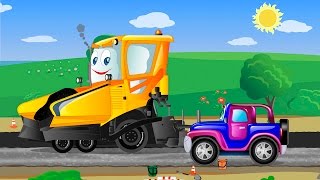 Мультики для детей про машинки и ремонт дороги. Развивающие мультфильмы