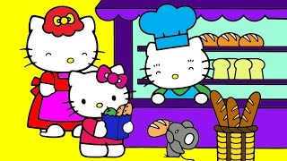 HELLO KITTY Coloring for Kids! Hello Kitty Coloring for Children!