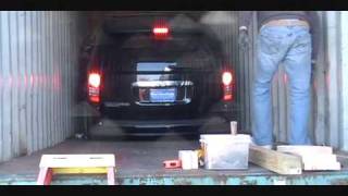 Mission Impossible Loading 4 Large Cars in One Container_0001