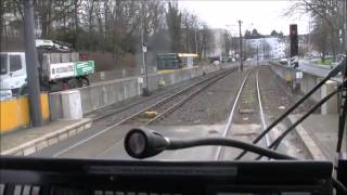 Straßenbahn Mülheim Führerstandsmitfahrt Linie 102