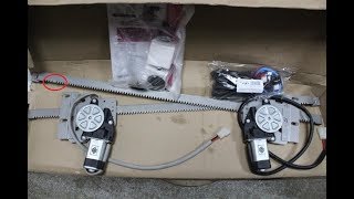 Установка электро стекл VW T4. Дополнительные установки.