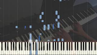 Billie Eilish, Khalid - Lovely - piano version - Tutorial + MIDI file (link in the description)