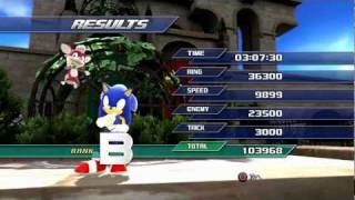 sonic unleashed rooftop run Act1 03:07:30