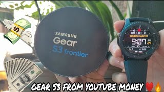 BOUGHT Samsung Gear S3 Frontier Watch From YOUTUBE MONEY!❤️ MY YouTube Income Revealed?✔️?