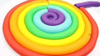 PLAY DOH LOLLIPOP RAINBOW! -create a fun lollipop candy Toys