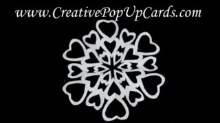 Heart Shaped Paper Snowflake