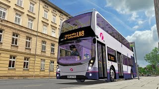 [60FPS] OMSI Cotterell route U18 | ADL Enviro 400 Low Height