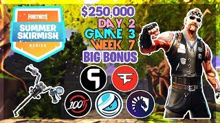 $250,000 ?Big Bonus Summer Skirmish? Week 7 Day 2/Game 3 (Fortnite)