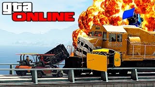 АДСКИЙ ПОЕЗД В ЛАБИРИНТЕ В GTA 5 ONLINE #268 ( ФАН и УГАР )