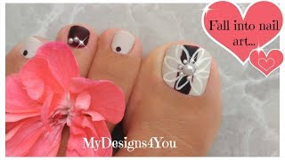 Super Easy Matte Toenail Art Design Tutorial ♥