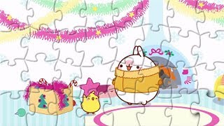 Molang Christmas Jigsaw Puzzle Game For Kids Rompecabezas
