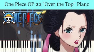 One Piece Opening 22 Piano - Over the Top by Hiroshi Kitadani