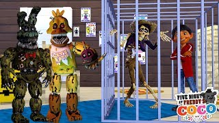 Minecraft Five Nights at Freddy's - MIGUEL & HECTOR FROM COCO ARE DOOMED