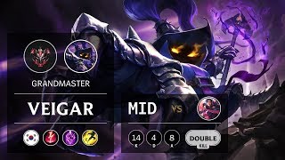 Veigar Mid vs Irelia - KR Grandmaster Patch 9.11