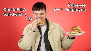Fast Food Employees Rate Each Other's Chicken Sandwiches