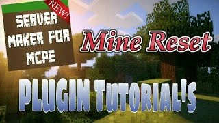 Mine Reset - Server Maker For MCPE