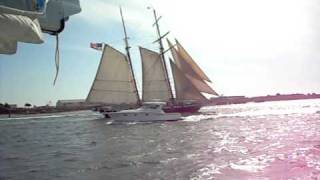 The Californian sailing up the San Diego channel