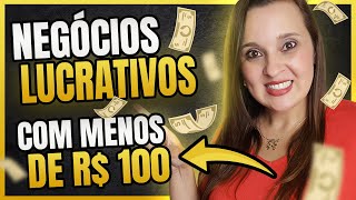 10 Pequenos NEGÓCIOS LUCRATIVOS com menos de 100 reais - IDEIAS DE NEGÓCIOS COM POUCO DINHEIRO