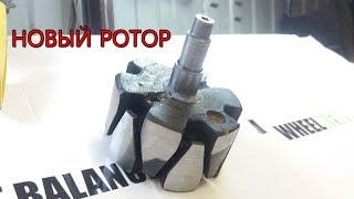 Авто генератор в качестве электродвигателя BLDC продолжение. Новый ротор.