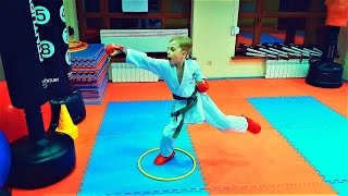 Тренировка кизами цуки, гяку цуки/Kizami tsuki, gyaku tsuki/Shotokan Karate Do/KARATE CLUB "SKIF"