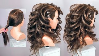 ПРИЧЕСКИ. Крупные Объемные Локоны - Косы на Новый 2020 год. Подробное видео. BIG SEXY CURLS©LOZNITSA