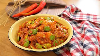 叁巴辣椒臭豆炒虾 Sambal Chilli Prawn with Petai