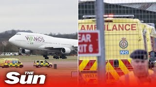 Plane full of British evacuees from Coronavirus stricken Wuhan lands in UK