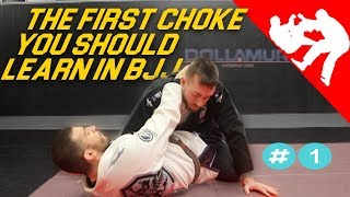 The first choke you should learn in BJJ