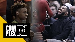Drake and LeBron James Jr. Exchange Playful Trash