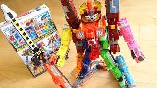 3体合体でも超可動！ミニプラ超超トッキュウダイオー 変形レビュー！トッキュウオー ディーゼルオー ビルドダイオー 烈車戦隊トッキュウジャー