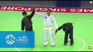 Pencak Silat Tanding Category Indonesia vs Singapore (Day 6) | 28th SEA Games Singapore 2015