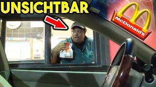 McDonalds PRANK | UNSICHTBAR IM AUTO | FLEX IT