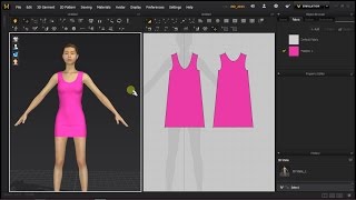 Simple 3d clothing design in Marvelous Designer for beginners
