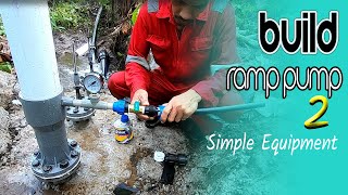 Build a hydraulic pump (edition 2), ram pump building - Simple equipment (Full Movie)