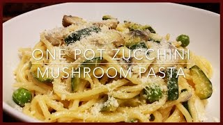 How to make Zucchini Mushroom Pasta | Vegetarian Zucchini Mushroom Pasta Recipe | Vegetarian Pasta