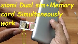 DUAL SIM + MEMORY CARD REDMI 3S,REDMI NOTE 3 Simultaneously work guide step by step