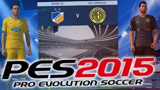 APOEL FC vs AEL Limassol (Pro Evolution Soccer 2015)