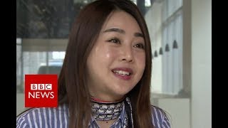 North Korea cheerleader: 'We were on the frontline' - BBC News