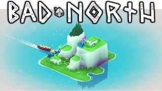 Laying Waste to Viking Invaders with a Rain of Arrows - Bad North Gameplay