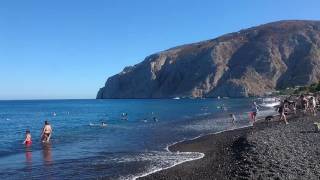 3) Kamari beach, i. Santorini, Greece, июль 2016.