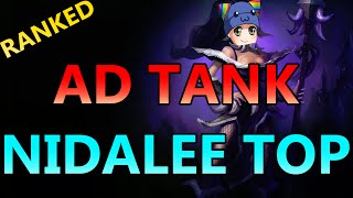AD Tank Nidalee Top - Diamond Ranked Gameplay Commentary