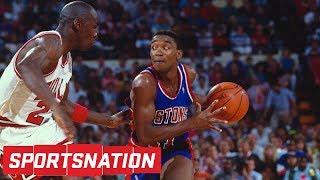Isiah Thomas says LeBron James is better than Michael Jordan | SportsNation | ESPN