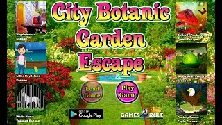G2R City Botanic Garden Escape Walkthrough [Games2Rule]