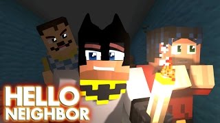 Minecraft Hello Neighbor -  Exploring the house in the Dark (minecraft Roleplay)