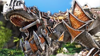 ARK Survival Evolved Ep #24 - PIMP MY T-REX! (Modded Survival)