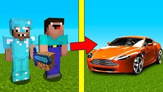 НУБ И ПРО НАШЛИ МАШИНУ В МАЙНКРАФТ ! ТРОЛЛИНГ НУБА ! Нубик и машина minecraft мультик для детей