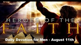 Daily Devotional for Men - August 11th.
