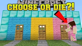 Minecraft: CHOOSE RIGHT OR DIE?!? - CASUAL BUTTONS 2 - Custom Map