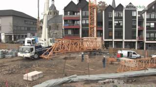 Mettmanner-Bauverein erster Kran Kö-Karree 13.04.2012